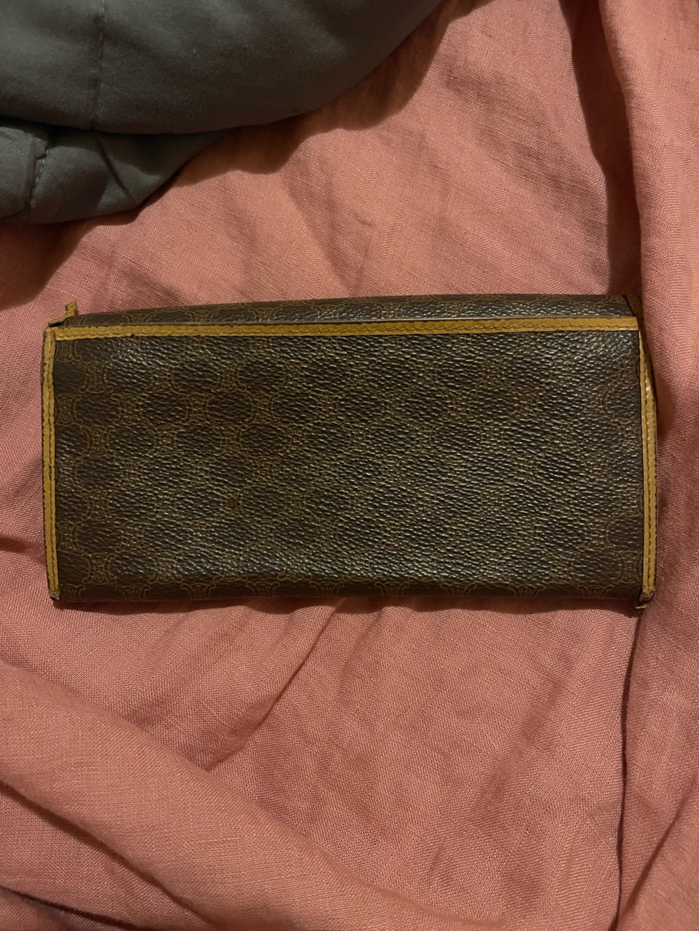 Celine Mustard Leather Snap Wallet - Picture 2 of 14